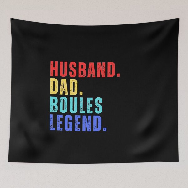 Item preview, HUSBAND DAD BOULES LEGEND, Beach Fun, National Beach Day, Tropical Vacation designed and sold by Sun Sand & Sea Art.