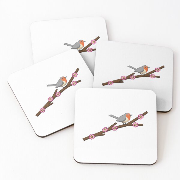 Item preview, Robin on Sakura designed and sold by BirdAtWork.