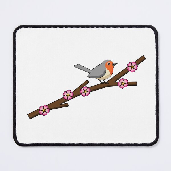 Item preview, Robin on Sakura designed and sold by BirdAtWork.