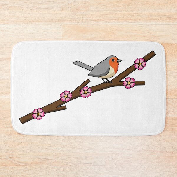 Item preview, Robin on Sakura designed and sold by BirdAtWork.
