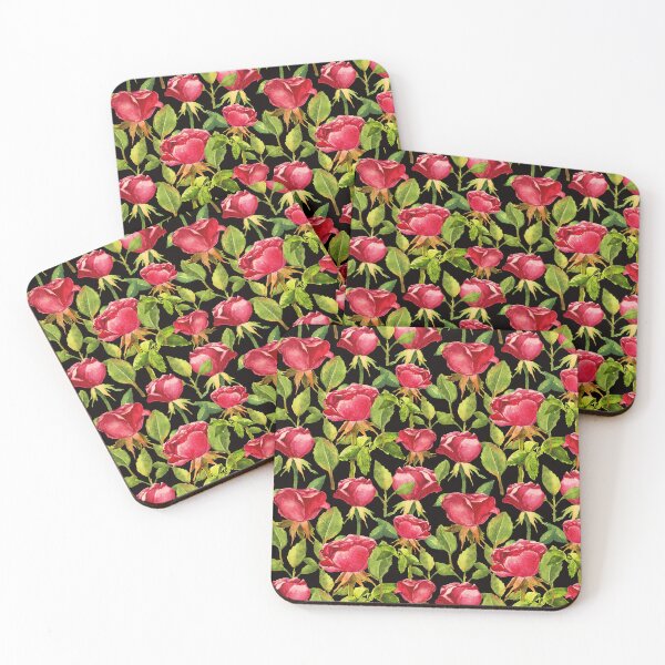 Item preview, Roses watercolor pattern designed and sold by cutecrazytshirt.