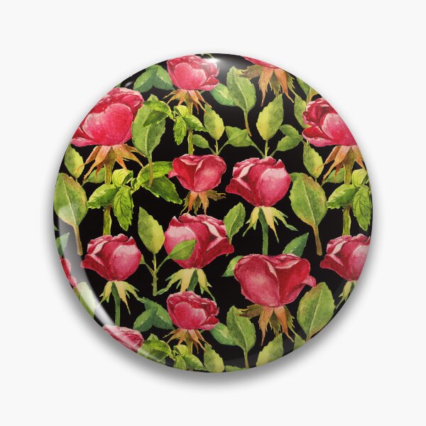 Item preview, Roses watercolor pattern designed and sold by cutecrazytshirt.