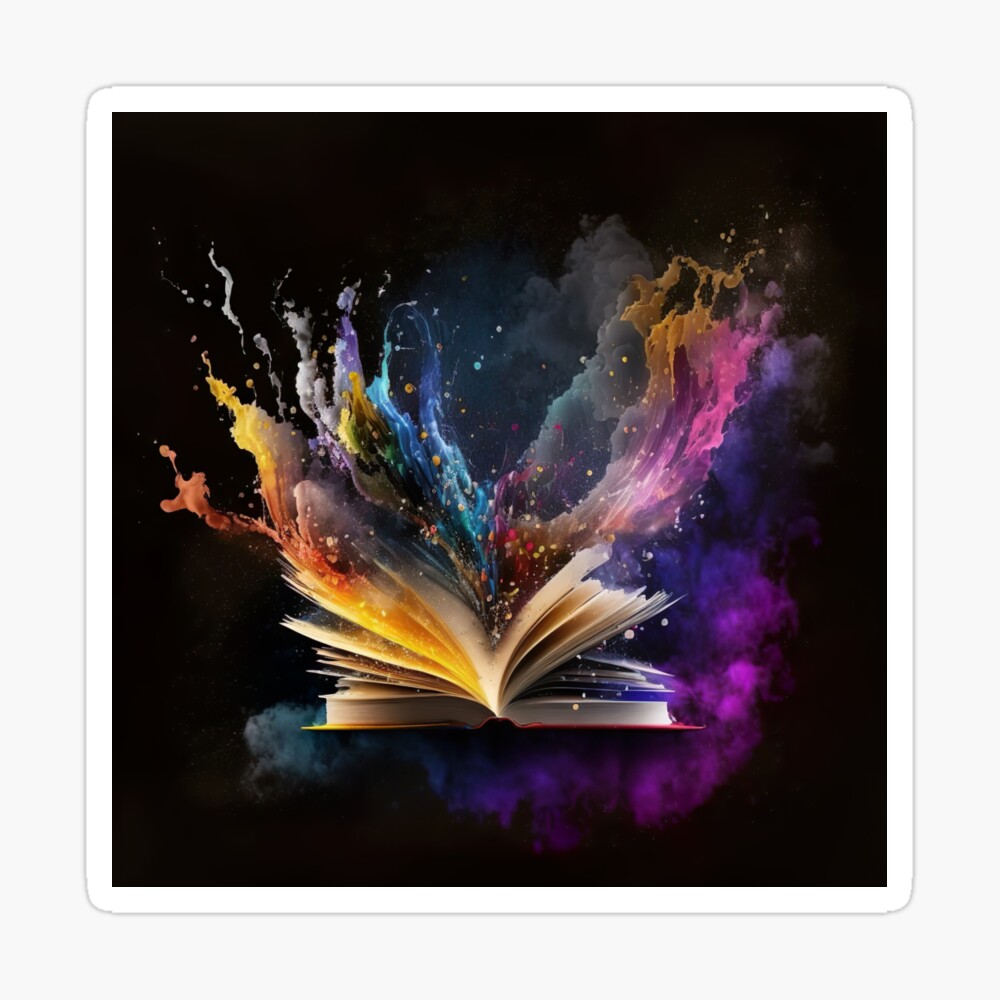 the colour of books poster