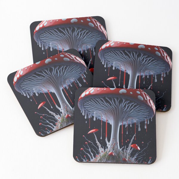 Aperçu de l'œuvre Mushroom #4 Part of the Mushroom Collection créée et vendue par Psychedelic Psychos.