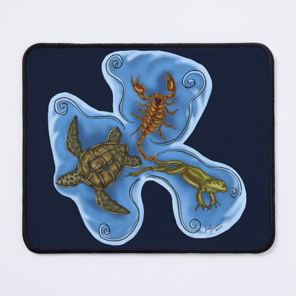 Item preview, Scorpion, Frog, and Turtle designed and sold by Imagine My Universe.