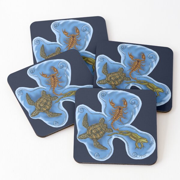 Item preview, Scorpion, Frog, and Turtle designed and sold by Imagine My Universe.