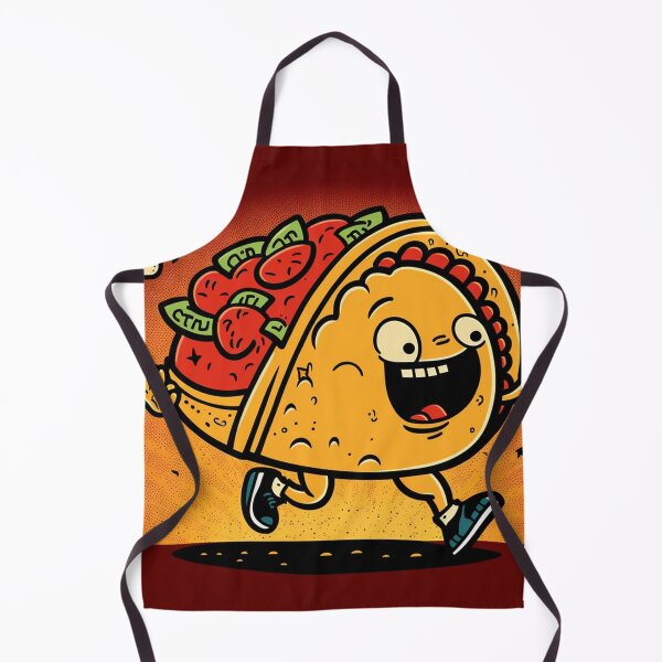 Item preview, Happy cute taco running, is it tuesday? designed and sold by NxtGenArt.