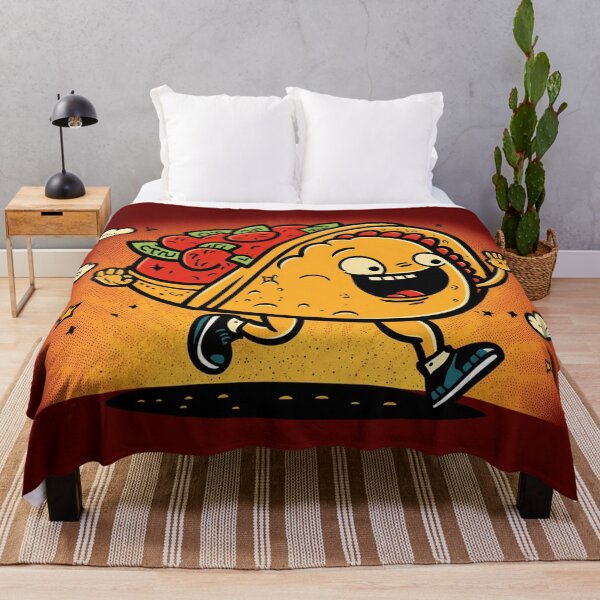Item preview, Happy cute taco running, is it tuesday? designed and sold by NxtGenArt.