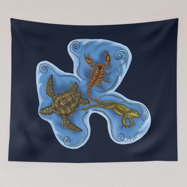 Item preview, Scorpion, Frog, and Turtle designed and sold by Imagine My Universe.