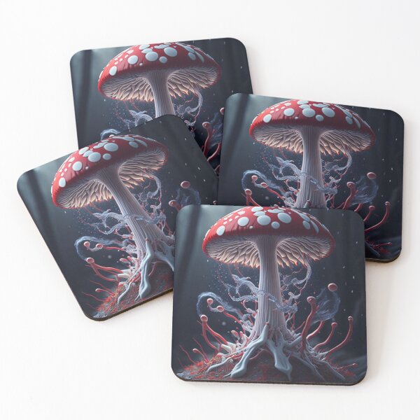 Item preview, Mushroom #5 Part of the Mushroom Collection designed and sold by Psychedelic Psychos.