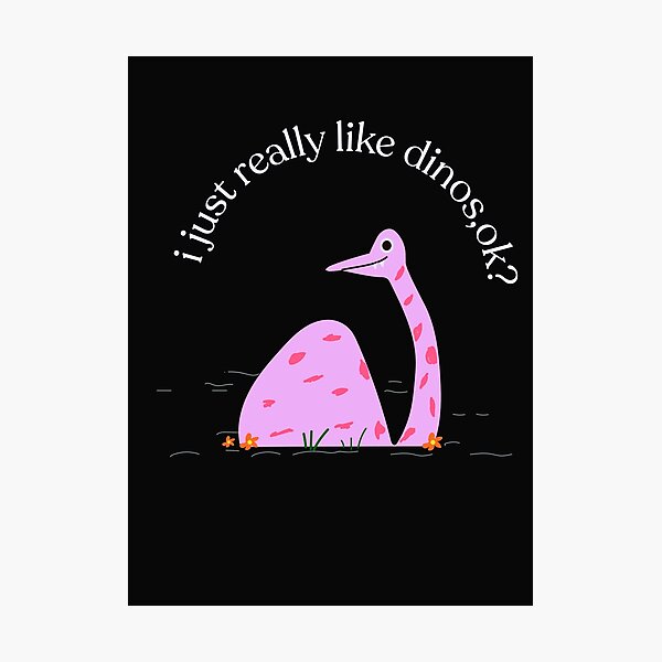 Artikel-Vorschau von Ich mag Dinos einfach sehr, ok, designt und verkauft von Funky Art Store.