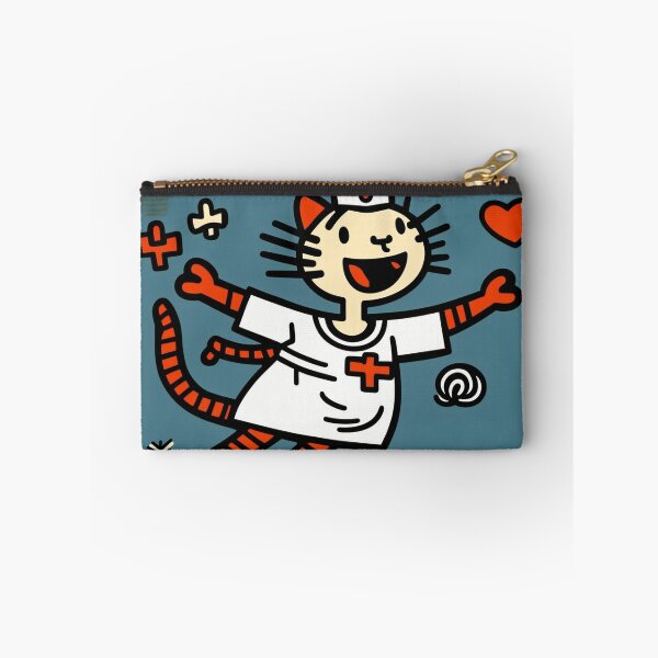 Item preview, Cute nurse cat flying with love and hearts designed and sold by NxtGenArt.