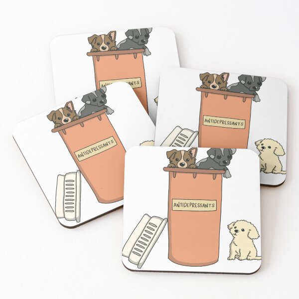 Item preview, Antidepressant Dogs designed and sold by sadiebatte.