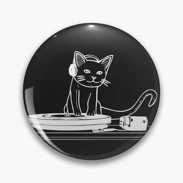Item preview, DJ Cat (White) designed and sold by cptcarterprints.