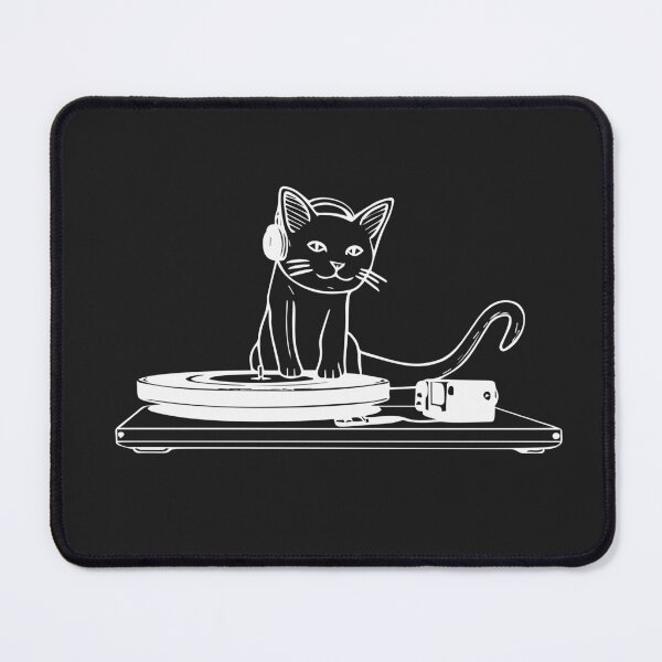 Item preview, DJ Cat (White) designed and sold by cptcarterprints.