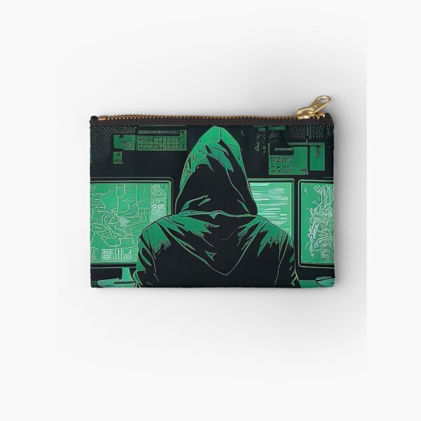 Item preview, Hacker behind computer screens green style designed and sold by RK - Shop.