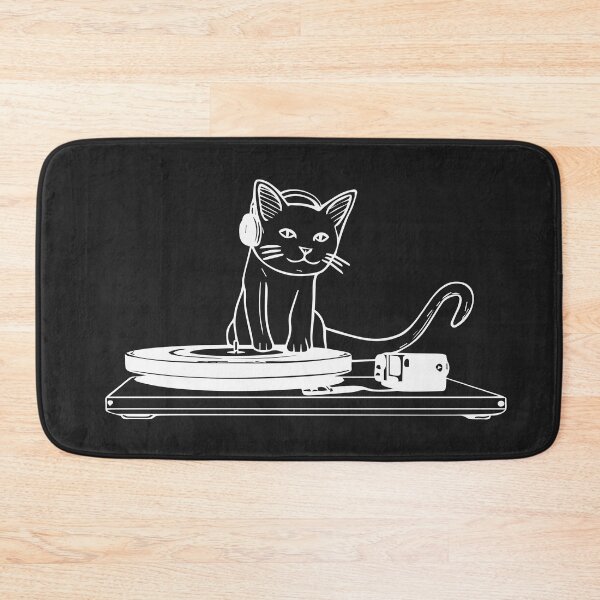 Item preview, DJ Cat (White) designed and sold by cptcarterprints.