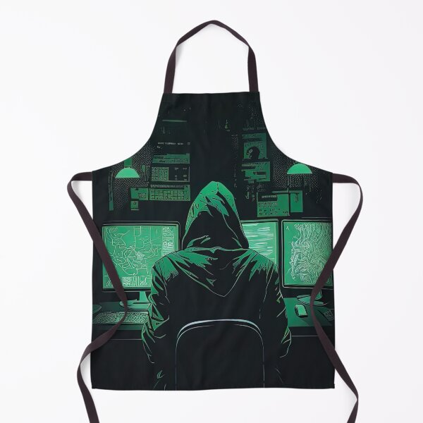 Item preview, Hacker behind computer screens green style designed and sold by RK - Shop.