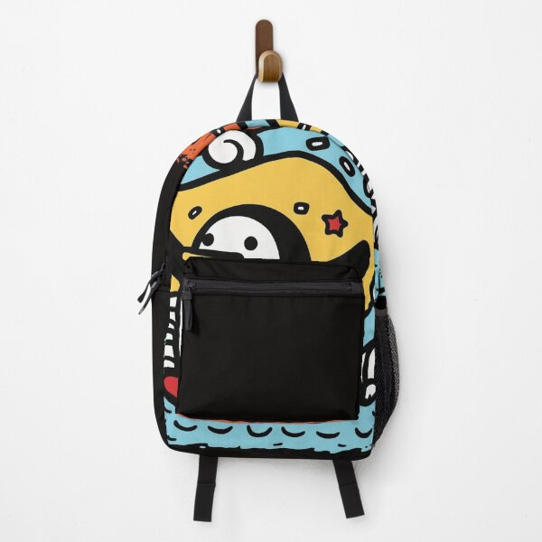 Item preview, Cute penguin running through the winter snow designed and sold by NxtGenArt.