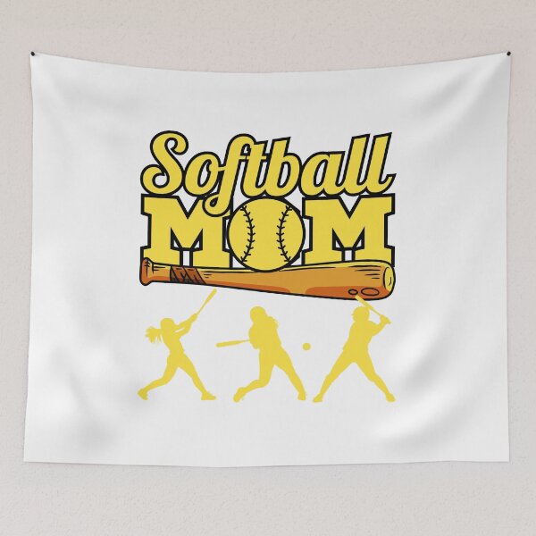 Item preview, Custom Softball Mom designed and sold by Nicet-shirt1.