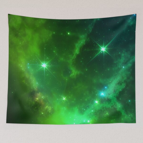Artikelvorschau, Bright Green Nebula Space entworfen und verkauft von VersoShopping.