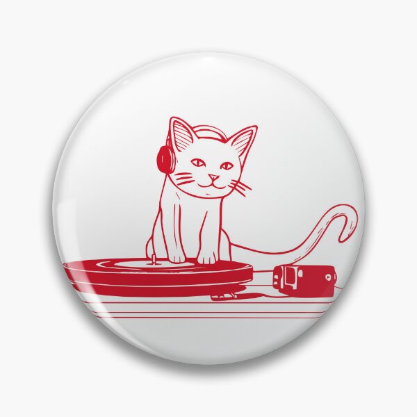 Item preview, DJ Cat (Red) designed and sold by cptcarterprints.