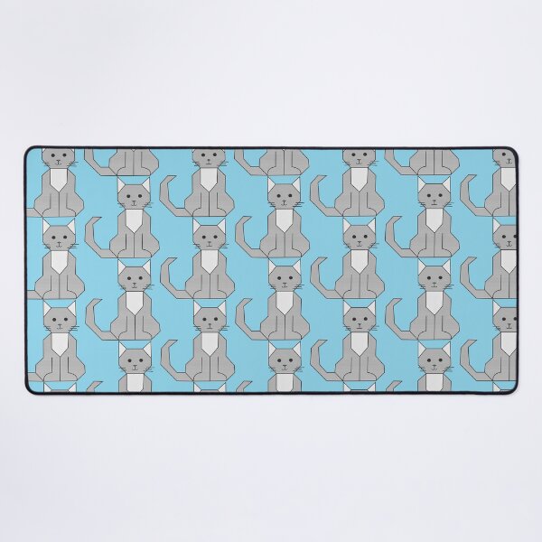 Item preview, cat drawing on grid designed and sold by E.D.CH designs..