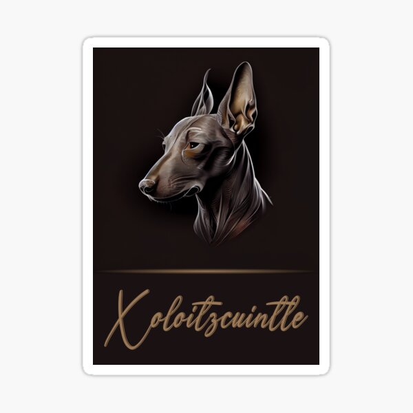 Item preview, Retrato de Xoloitzcuintli designed and sold by Best-Breeds.