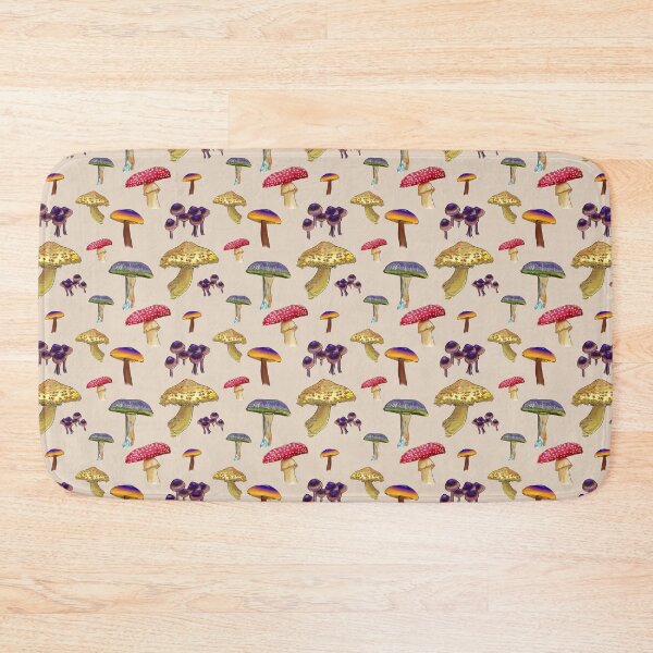 Item preview, Mushroom multitude in colorful variety designed and sold by SeemsFamiliar.