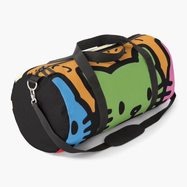Item preview, Cute cats eating cake, blue yellow green pink designed and sold by NxtGenArt.
