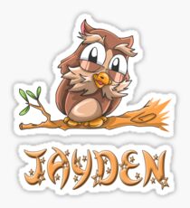 Jayden Owl Sticker