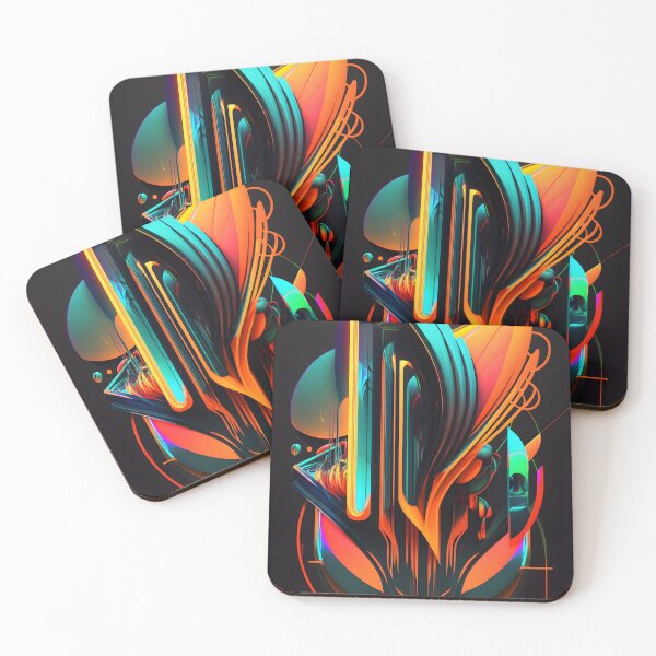 Item preview, abstract neon art designed and sold by R&B Art and design.