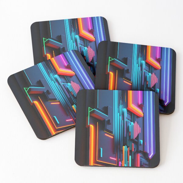 Item preview, abstract neon art designed and sold by R&B Art and design.