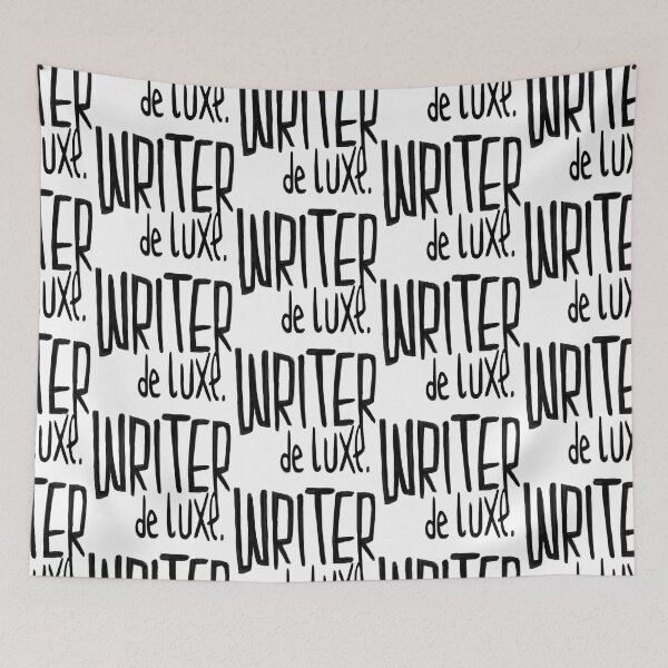 Item preview, Writer de Luxe, For Author, Novelist, Writer designed and sold by badlydrawnbabe.