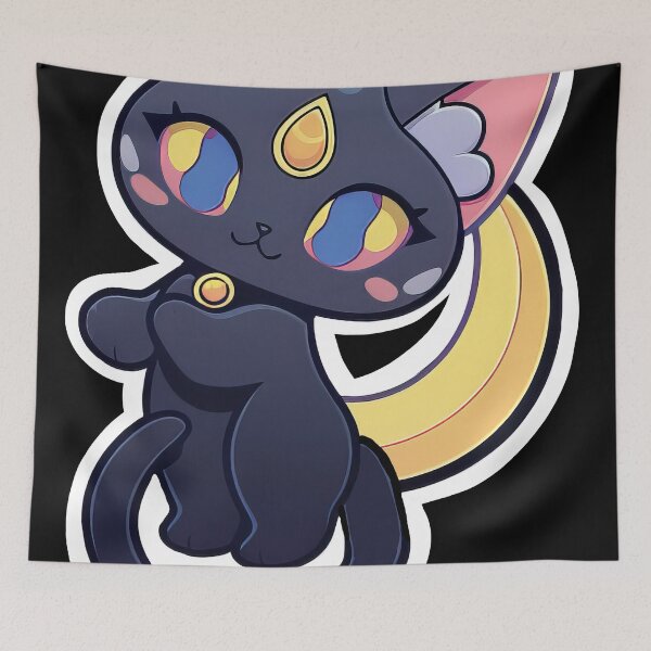 Item preview, Cute cat dancing under the moonlight designed and sold by philitingar.