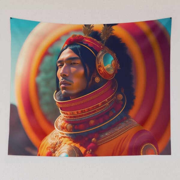 Item preview, Nezahualcoyotl Xipe, The Aztecs - 1000 light years ahead designed and sold by zombiezoanthid.