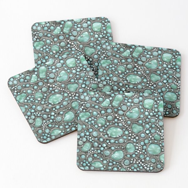 Artikelvorschau, Jade Inspired Design With A Touch Of Silver (03) entworfen und verkauft von DEBPIX.