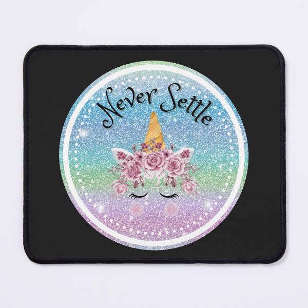 Item preview, Never Settle Unicorn design designed and sold by Penny61.