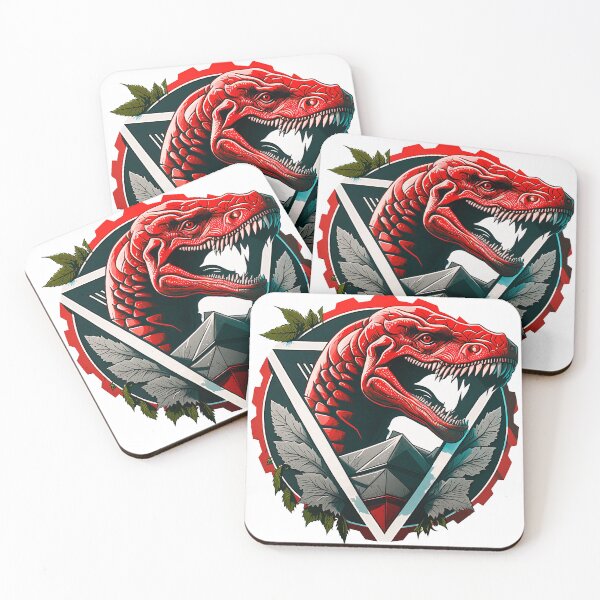 Item preview, Tyrannosaurus rex red and black color designed and sold by CinEmmaDesign.
