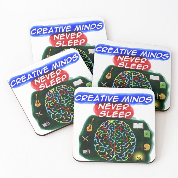 Item preview, Creative minds never sleep designed and sold by writersparks.