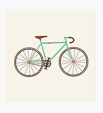 Green Fixie Photographic Print