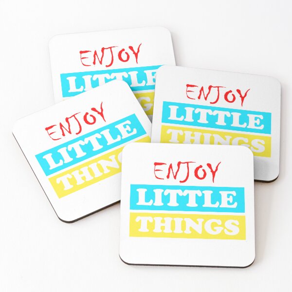 Item preview, enjoy the little things in your life - Motivational Quotes designed and sold by KAMATCHOX.