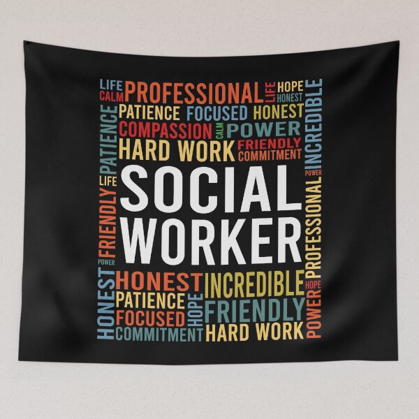 Item preview, Funny social worker saying: social worker words designed and sold by alaechamlal.