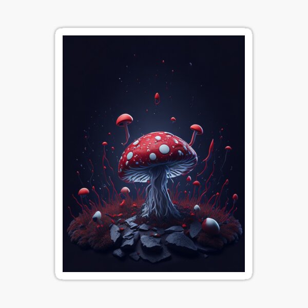 Mushroom #28 Part of the Mushroom Collection Sticker