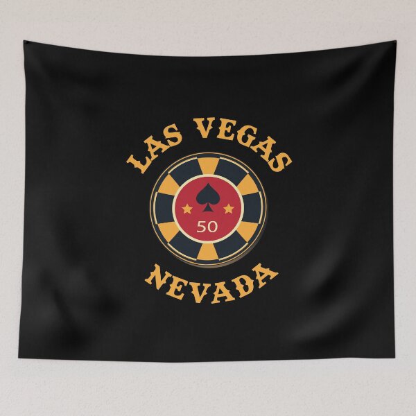 Item preview, Las Vegas Vintage Retro Poker Chip designed and sold by VegasTravelShop.