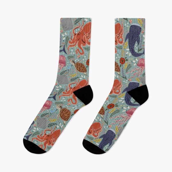 Item preview, Seamless floral and sea designed and sold by Created by Kait.