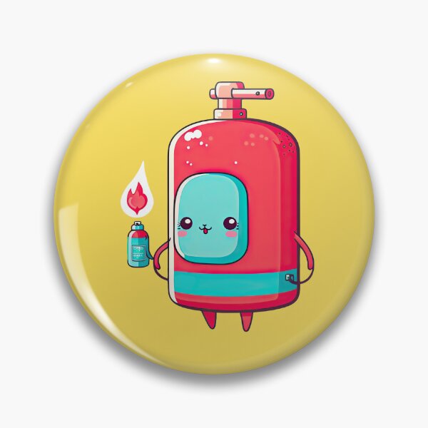 Item preview, Cute Fire Extinguisher Playing With Fire Just For A Little Fun designed and sold by ultra-cute.