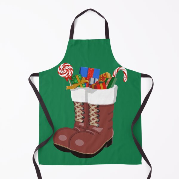 Item preview, Santa's Boots Filled with Gifts and Candies designed and sold by Sfumata Illustration.