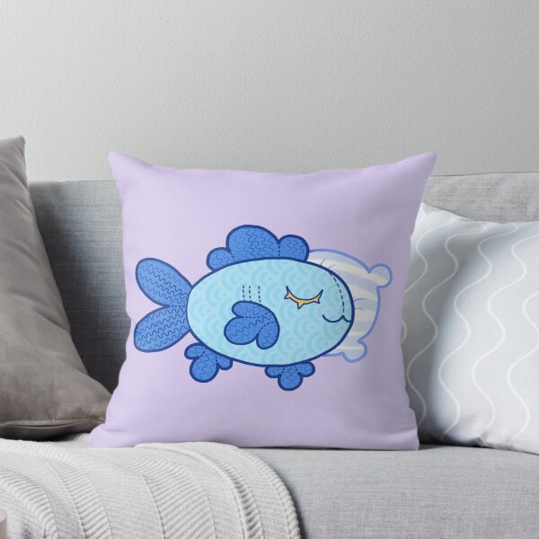 Item preview, Sleepy Cozy Fish designed and sold by Spadefish Art.