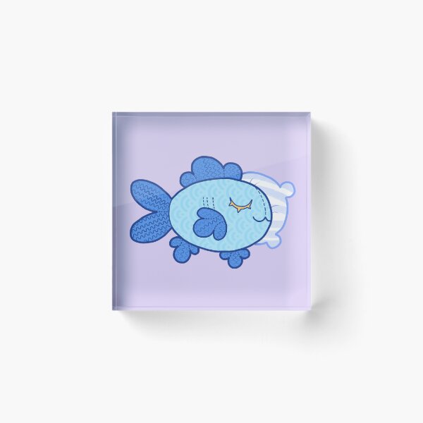 Item preview, Sleepy Cozy Fish designed and sold by Spadefish Art.